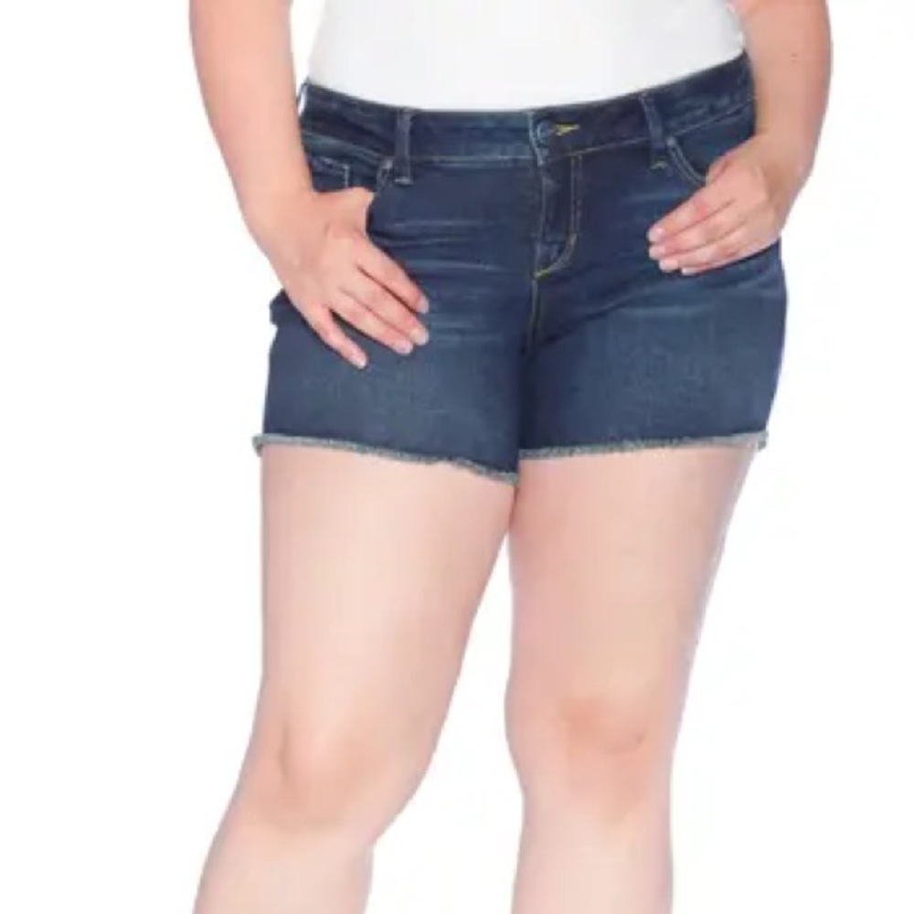 Slink Jeans Liza Cut Off Jean Shorts, size 18